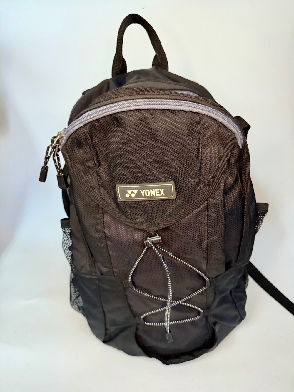 Tennis Backpack YONEX Black Lightweight Tennis Bag Multiple Compartments
